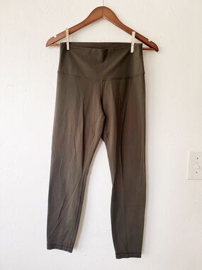 Lululemon High-Waist Olive Green Leggings size ~8